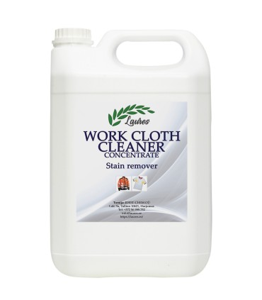 WORK CLOTH CLEANER Based on green soap and solvent-Laures.